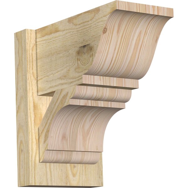 Ekena Millwork Olympic Traditional Rough Sawn Outlooker, Douglas Fir, 8"W x 14"D x 14"H OUT08X14X14OLY01RDF - main